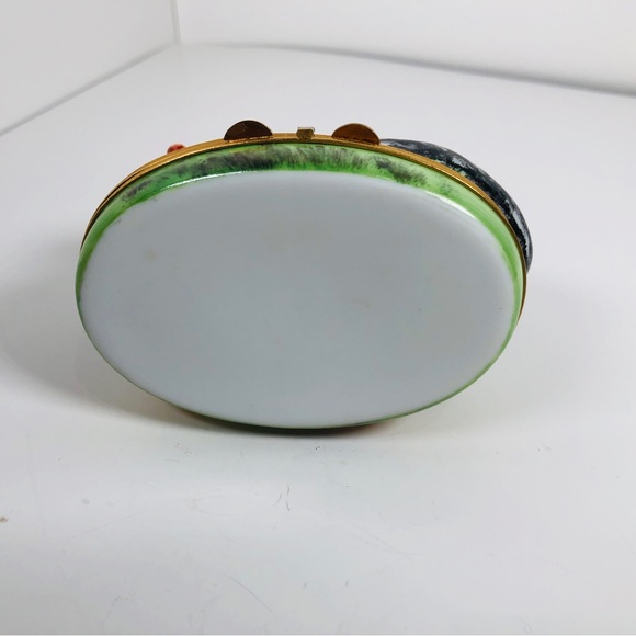 Limoges Trinket box - Chamart Limoges Porcelain Cat Box - Picture 10 of 15